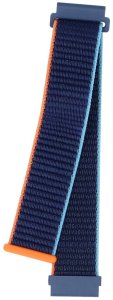 GlacierX Pasek do smartwatcha Grip Strap Nylon Ocean Blue Atramentowo-pomarańczowy 22mm 3