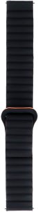 GlacierX pasek do smartwatcha Silicone Magnetic Wave Black Sun Czarno-pomarańczowy 22mm 2