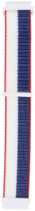 GlacierX Pasek do smartwatcha Grip Strap Nylon Ocean Mist Atramentowo-biały 22mm 2
