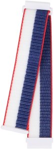 GlacierX Pasek do smartwatcha Grip Strap Nylon Ocean Mist Atramentowo-biały 22mm 4