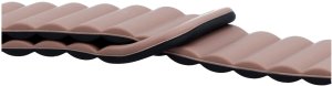 GlacierX pasek do smartwatcha Silicone Magnetic Wave Hot Chocolate Brązowo-czarny 22mm 3