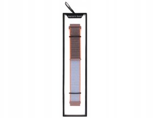 GlacierX pasek do smartwatcha Grip Strap Nylon Mountain Shadow Brązowo-szary 22mm 6