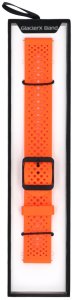 GlacierX pasek do smartwatcha Silicone Air Dot Vibrant Orange Pomarańczowy 22mm 3