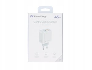 Ładowarka Kaku ładowarka sieciowa Encore Energy PD 3.0 Quick Charge 4.0 USB-A USB-C 45W adapter MD-4583TR 17