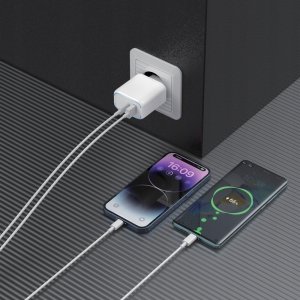 Ładowarka Kaku ładowarka sieciowa Encore Energy PD 3.0 Quick Charge 4.0 USB-A USB-C 45W adapter MD-4583TR 20