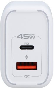 Ładowarka Kaku ładowarka sieciowa Encore Energy PD 3.0 Quick Charge 4.0 USB-A USB-C 45W adapter MD-4583TR 4