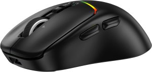 Mysz Triadyn Bezprzewodowa Mysz Biurowa ENCELADUS Bluetooth 2.4 GHz RGB 3200 DPI PA3207 Czarna 2