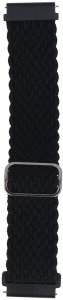 GlacierX pasek do smartwatcha Slide Strap Nylon Black 22mm pleciony czarny 2