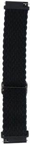 GlacierX pasek do smartwatcha Slide Strap Nylon Black 22mm pleciony czarny 3