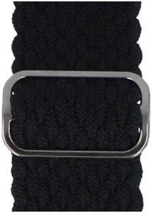 GlacierX pasek do smartwatcha Slide Strap Nylon Black 22mm pleciony czarny 4