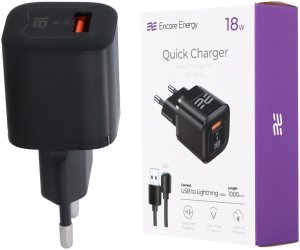 Ładowarka ładowarka sieciowa 18W USB QC + kabel USB - Lightning 100cm Encore Energy MD-181mL 8