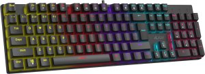 Klawiatura Triadyn Gamingowa Klawiatura Mechaniczna PLAY TAYGETE RGB Anti-Ghosting Blue Switches Dla Gracza 2