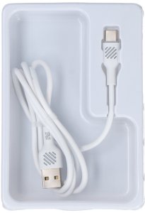 Kabel USB kabel Encore Energy USB-A USB-C przewód QC PD 3A 60W do ładowania i transferu danych 100 cm biały EE157-C 3