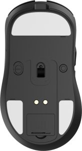 Mysz Triadyn Bezprzewodowa Mysz Gamingowa Play IO PixArt 3311 Stacja Dokująca 12800 DPI Dla Graczy Podświetlenie LED HUANO Czarna 6
