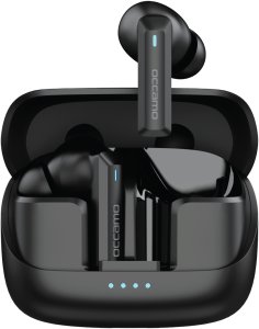 Słuchawki Occamo Słuchawki Bluetooth z Tłumaczeniem AI DROPS PRO ANC Etui Ładujące BT 6.0 Tryb Gaming Czarne 2