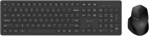 Klawiatura + mysz Triadyn Bezprzewodowy Zestaw Biurowy ALYA Klawiatura SKATHI i Mysz GREIP 1600 DPI Czarny 2