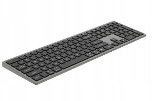 Klawiatura Triadyn Klawiatura Bezprzewodowa PROTEUS Bluetooth 2.4GHz 4-Urządzenia Biurowa Slim Akumulator Szara 5