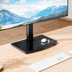 Triadyn Podstawka Noga Uchwyt Biurkowy SoloBase C do Pojedynczego Monitora Telewizora 13-32" Regulowany Obrotowy TRD-BLK-C1ST-13"-32" 5