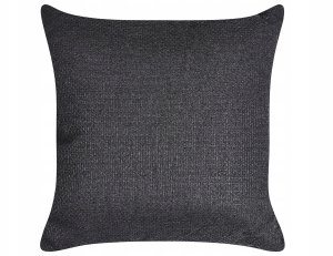 Narożnik rozkładany dla 3 osób NASSJO Len syntetyczny Czarny Prawostronny 13