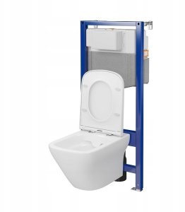 Zestaw kompaktowy WC Cersanit C22 AQUA 50 MECH QF MZ LARGA SQUARE CO DUR WO ŁW 11