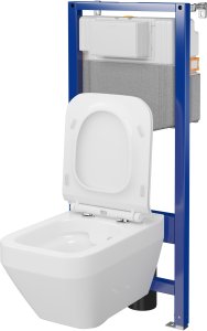 Zestaw kompaktowy WC Cersanit C30 AQUA 50 MECH QF MZ CREA SQUARE CO DUR WO ŁW 2