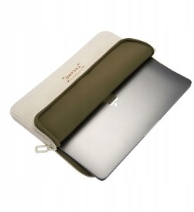 Etui Tucano TUCANO Velluto 2 - Pokrowiec MacBook Air 13" (M4/M3/M2/M1/2025-2018) / Pro 13" / Laptop 12" (kremowy) 7