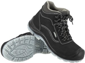 Trzewik roboczy skóra nubuk podnosek antystatyczny olejoodporny podeszwa antyprzebiciowa wkładka kevlar wodoodporne anit-shock odblask HELIOS HIGH S3 SRC 38 2