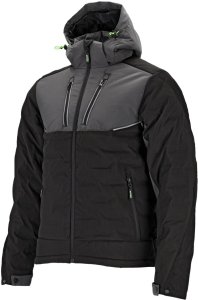 KURTKA MĘSKA OCIEPLANA MEMBRANA WZMOCNIENIE CORDURA ODPINANY KAPTUR WIELE KIESZENI ODBLASKI LOGAN J STALCO - oliwkowy M 3