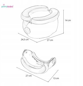 NOCNIK TURYSTYCZNY  SKŁADANY BANANA BLUE-ORANGE L  5904905022356 5