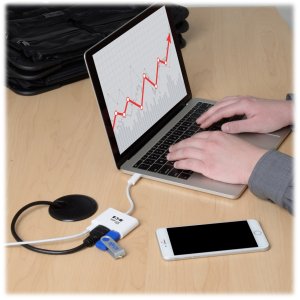 Tripp Lite U444-06N-HU-C stacja dokująca USB 3.2 Gen 1 (3.1 Gen 1) Type-C Biały 4