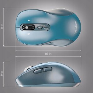 YENKEE Mysz bezprzewodowa Dual Bluetooth+USB2,4Ghz YMS 2010BE GYRO 8