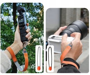Pasek Na Nadgarstek Rękę Do Kamer Gopro Sjcam Xiaomi Dji Insta360 Aparatów / Gs119-c Pomarańczowy 7
