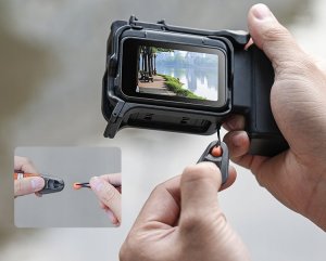 Pasek Na Nadgarstek Rękę Do Kamer Gopro Sjcam Xiaomi Dji Insta360 Aparatów / Gs119-c Pomarańczowy 9