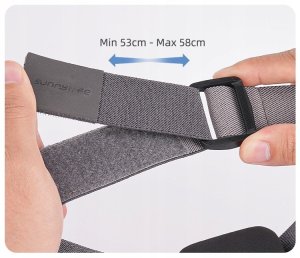 SunnyLife Uchwyt Opaska Pasek Na Głowę Kask Head Mount Strap Do Kamery Dji Osmo Nano / On-td111-h 2