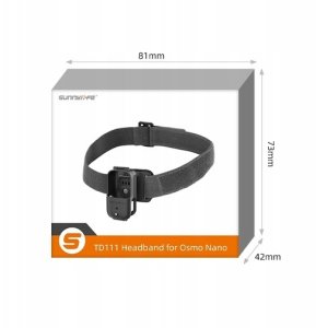 SunnyLife Uchwyt Opaska Pasek Na Głowę Kask Head Mount Strap Do Kamery Dji Osmo Nano / On-td111-h 8