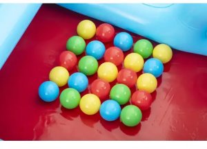 Bestway 93577 Fisher-Price Dmuchany Samochód z piłkami 1.17m x 76cm x 61cm 3