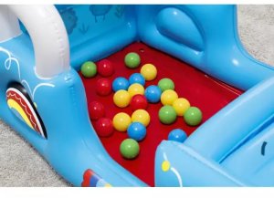 Bestway 93577 Fisher-Price Dmuchany Samochód z piłkami 1.17m x 76cm x 61cm 6