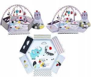 TinyMini CC9639 Mata edukacyjna Śpiący Miś 4