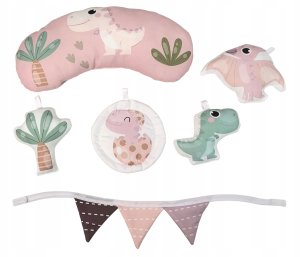 TinyMini CC9881 Mata edukacyjna Dino Pink 12