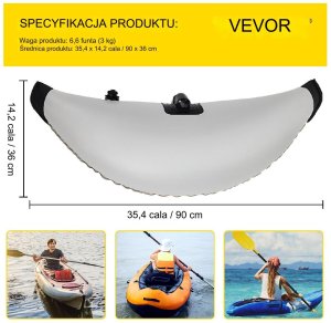 Vevor Nadmuchiwany stabilizator do kajaka 90 cm 7
