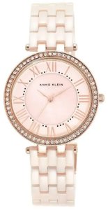 Zegarek damski Anne Klein AK-2130RGLP różowe złoto 7