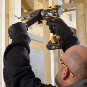 JCB Professional 18V Wiertarko Wkrętarka 75 Nm Dual Charge 4.5A Bateria 4Ah 2