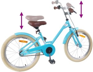 vidaXL Rower Dziecięcy 22 Cali od 7 do 12 lat Jasnoniebieski 7