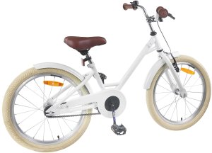 vidaXL Rower Dziecięcy 20 Cali dla dzieci w wieku 6-11 lat Biały 3