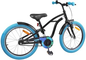 vidaXL Rower Dziecięcy 20 Cali dla dzieci w wieku 6-11 lat Czarny 3