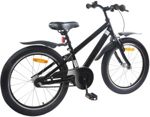 vidaXL Rower Dziecięcy 22 Cali od 7 do 12 lat Czarny 3