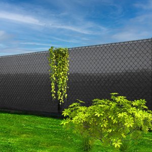 Siatka cieniująca 62% osłonowa 1,5x50 m 65g/m2 100 szt. opasek zaciskowych jasny antracyt UNIWERSALNY 2