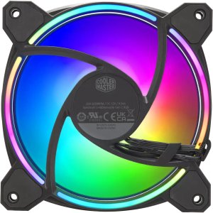 Wentylator Cooler Master MasterFan MF120 Halo 2 Czarny 3-pack + Hub (MFL-B2DN-213P2-R2) 4