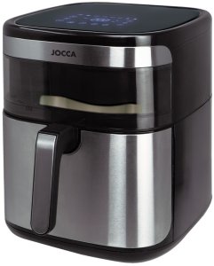Frytkownica beztłuszczowa Jocca Frytkownica na gorące powietrze z wyświetlaczem 2385 10l nierdzewna/czarna 3