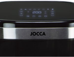 Frytkownica beztłuszczowa Jocca Frytkownica na gorące powietrze z wyświetlaczem 2385 10l nierdzewna/czarna 4